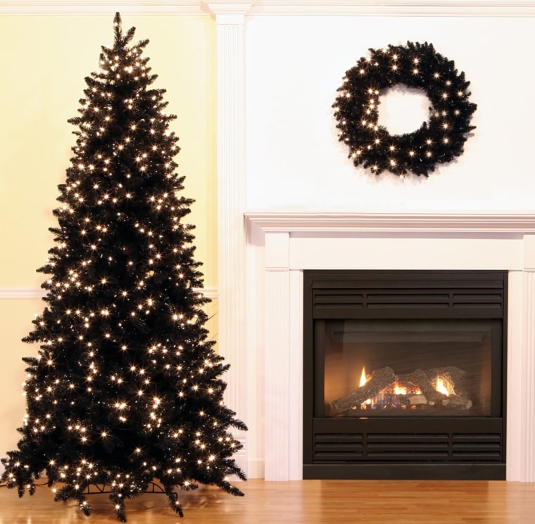 Black Christmas trees are the biggest trend in holiday decorations
