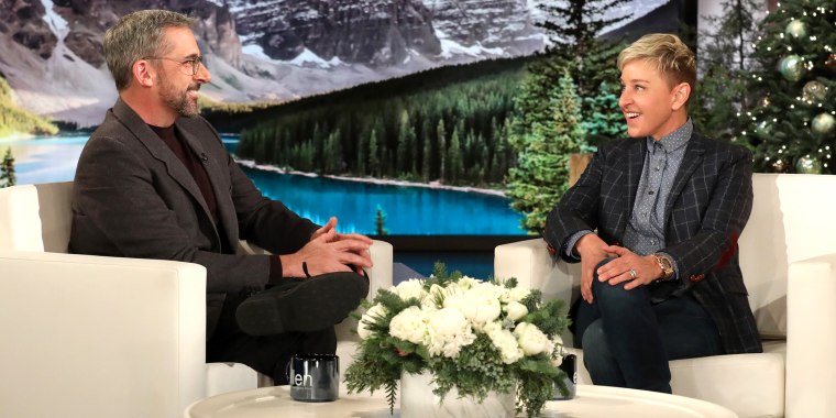 Steve Carell talked to Ellen about getting hit by a fan while on his bike