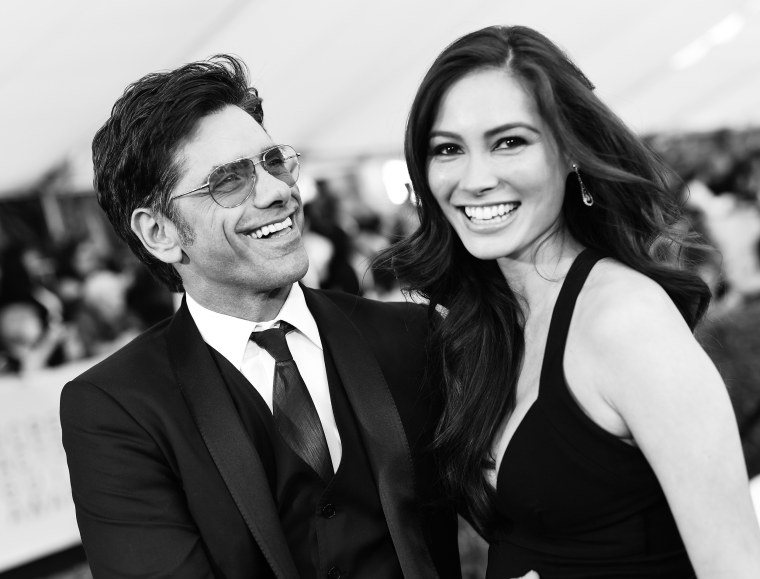 John Stamos and Caitlin McHugh