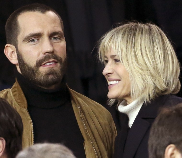 Robin Wright and Clement Giraudet