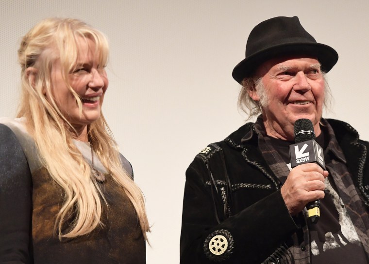 Daryl Hannah and Neil Young