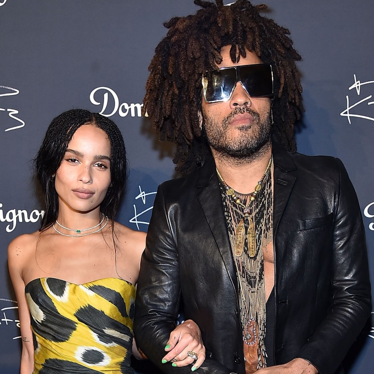 Lenny Kravitz weighs in on daughter Zoe working with his ex-fiancee ...