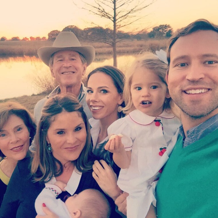Jenna Bush Hager with family.