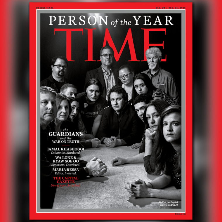 Capital Gazette staff on TIME Person of the Year cover