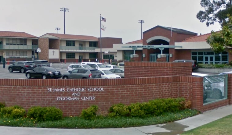 Image: St. James Catholic School in Torrance, California.