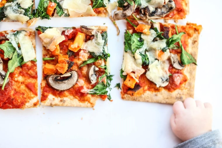 Make a few flatbreads this weekend and store them in the freezer — ready to defrost and serve at a moments notice!