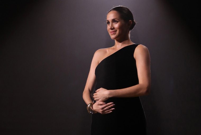 Image: Meghan Markle at The Fashion Awards at Royal Albert Hall in London on Dec. 10, 2018.