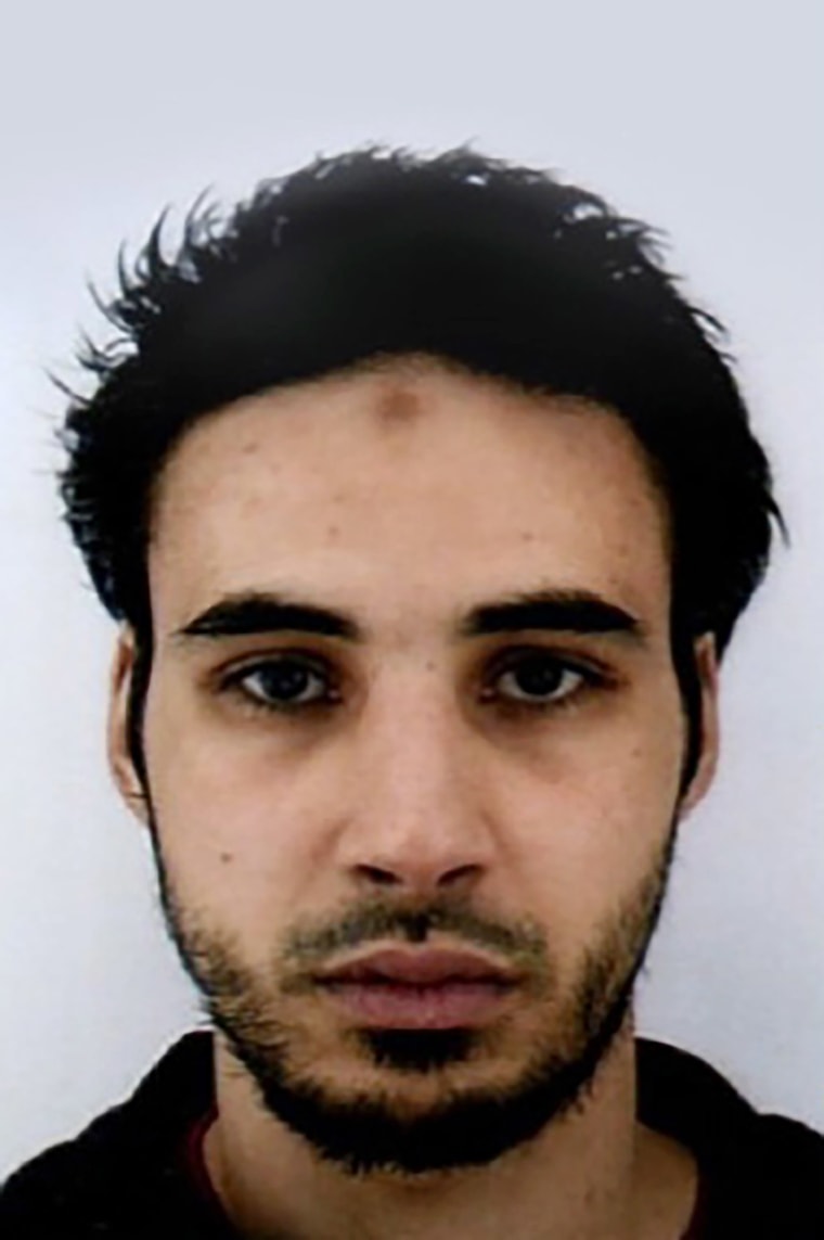 Image: A man identified as Cherif Chekatt suspected of being the gunman involved in the Strasbourg shooting