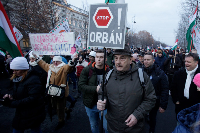 Imagen: Protesta de Budapest Orban