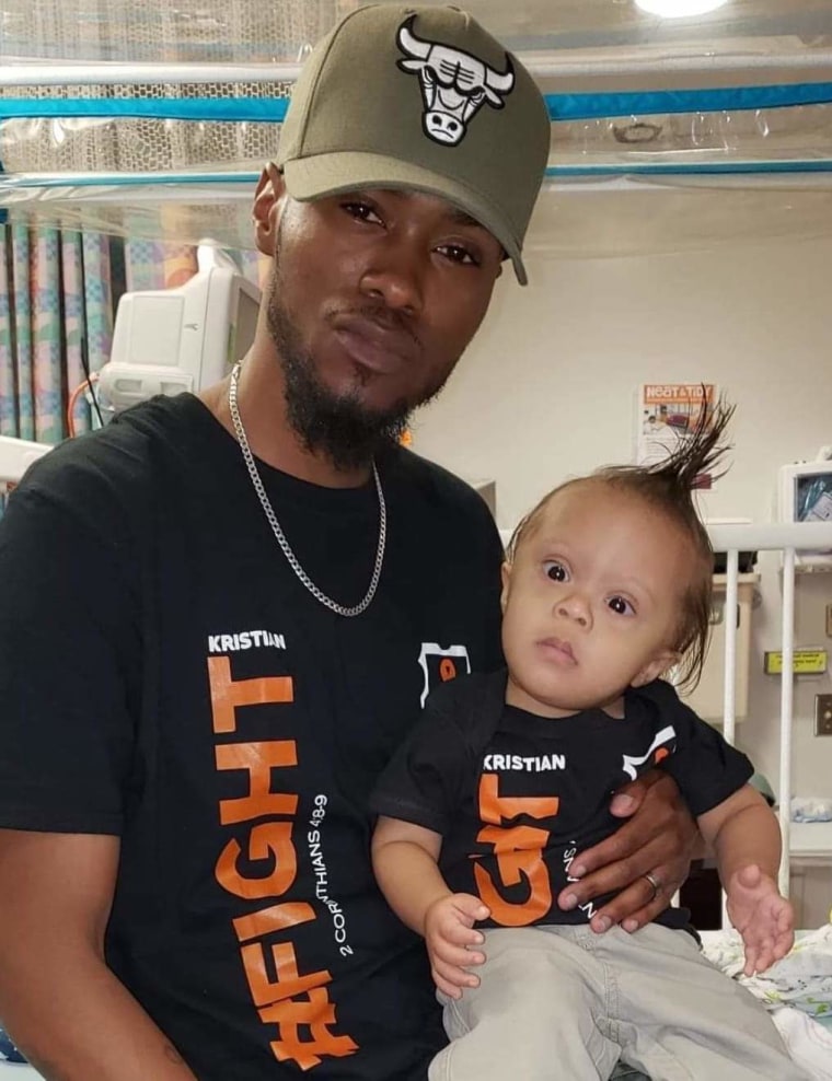 Kennith Thomas' son, Kristian, was diagnosed with leukemia at 14 months old.