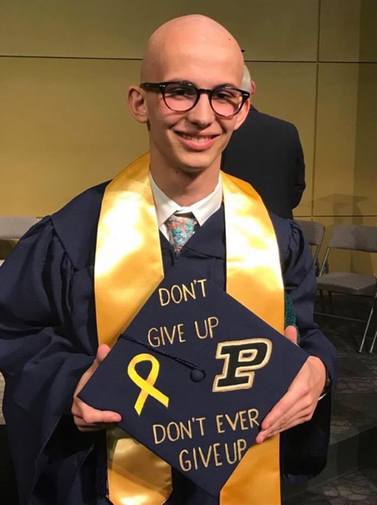 Even though Tyler Trent is receiving hospice care, he tries motivating others by sharing his story about living with cancer.