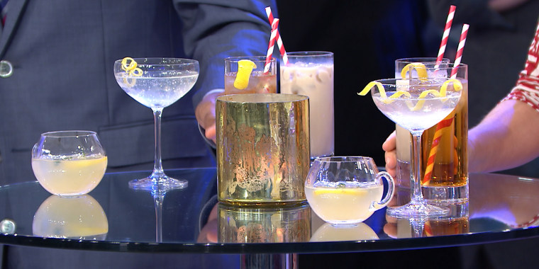 Joaquin Simo's French 75 + Hangover Helper + Mamrie Hart's Party Thyme Punch + Cereal Killer Cocktail