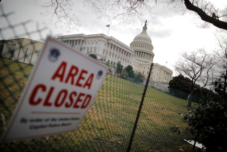 Image: U.S. Capitol building is seen during the third day of a government shutdown in Washington