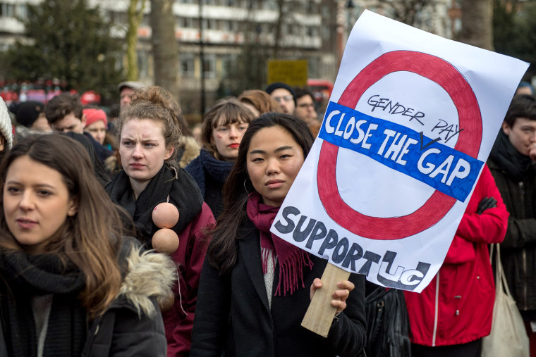 Image: Women's Strike Rally Takes Place In Russell Square