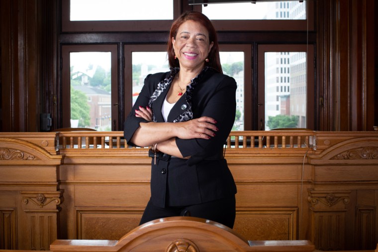 Providence Councilwoman Carmen Castillo at City Hall.