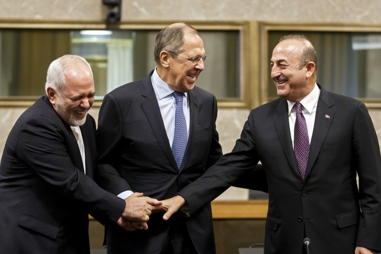 Image: Consultations on Syria, at the European headquarters of the United Nations