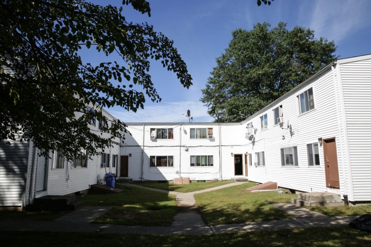 Infill apartments on Barbour Street in Hartford, Connecticut.