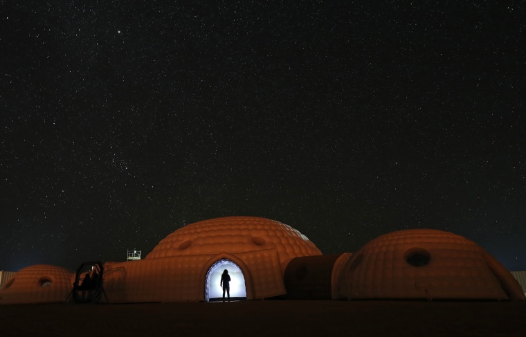 Image: TOPSHOT-OMAN-AUSTRIA-SCIENCE-SPACE