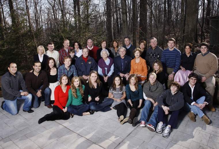 President Bush And Family Gather For Christmas