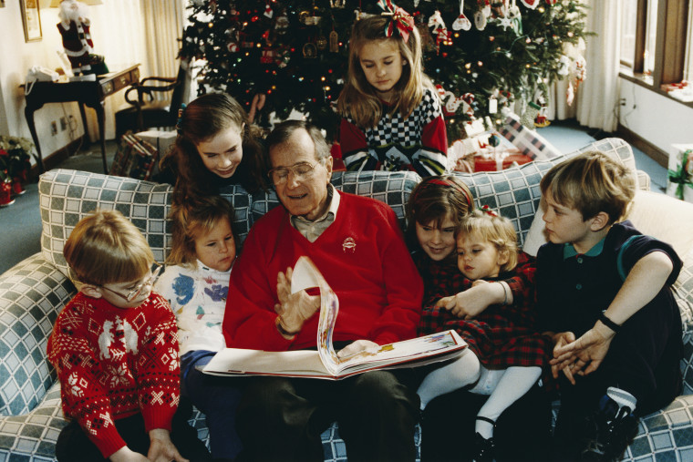 President George Bush and Grandchildren