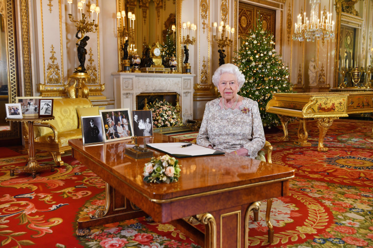 Image: Queen Elizabeth II Delivers Her Christmas Speech