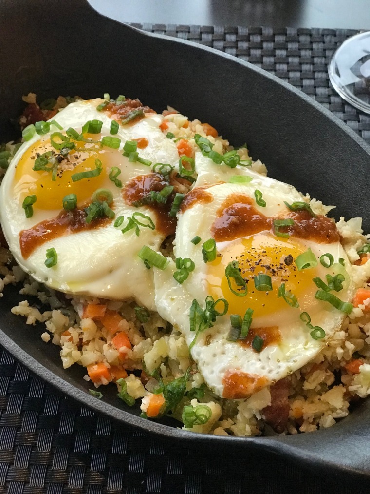 Cauliflower Breakfast "Fried Rice"