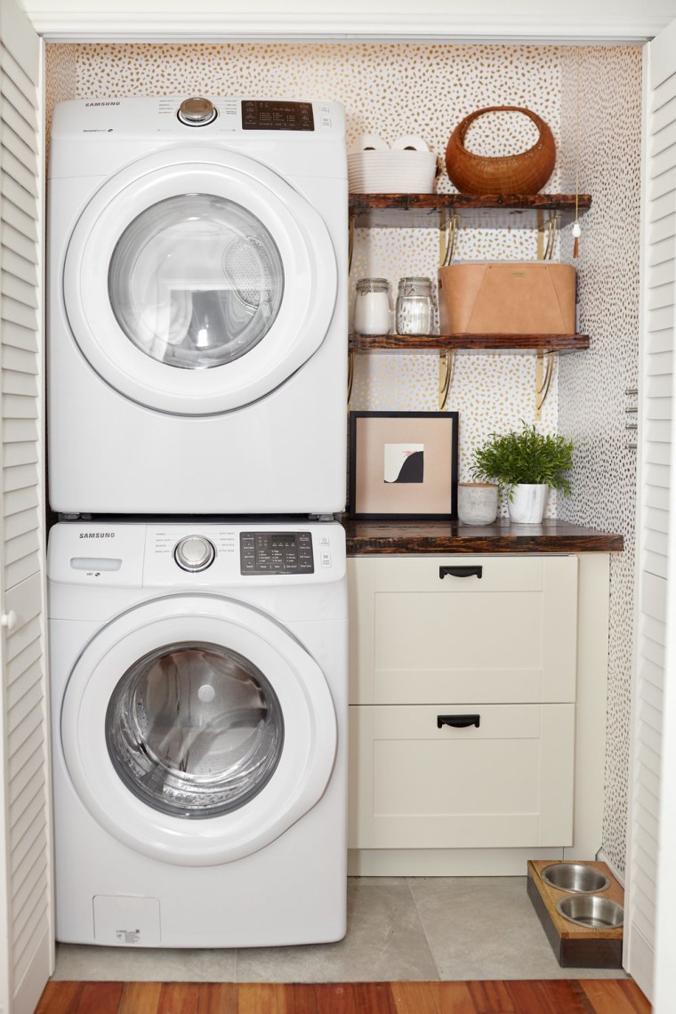 Laundry Room Closet Makeover