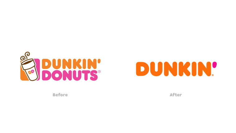 Dunkin' Donuts gets a makeover for the New Year.