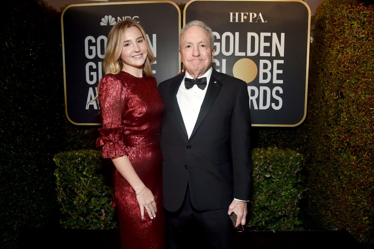 Lorne Michaels and daughter Sophie Michaels at 76th Annual Golden Globe Awards 