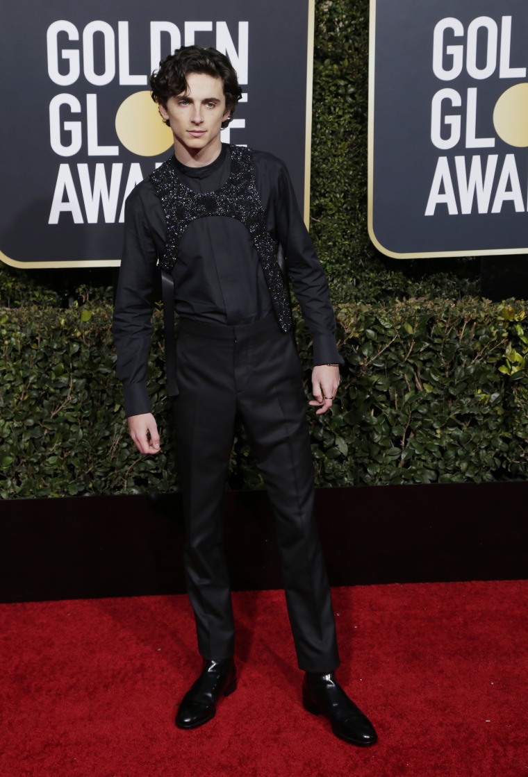 Timothee Chalamet Golden Globes