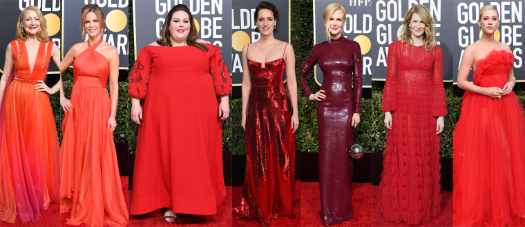 Golden Globes trends: Red