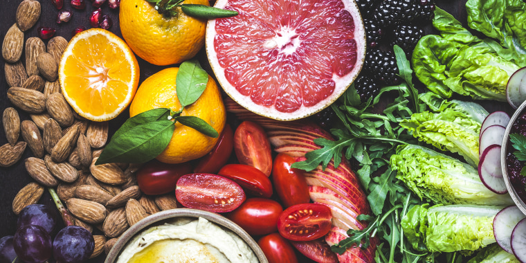 Healthy Vegan Snack Board Pink Grapefruit