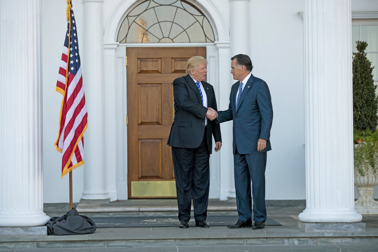 Donald Trump, Rival Mitt Romney Have 'Great' Meeting as Trump Races to ...