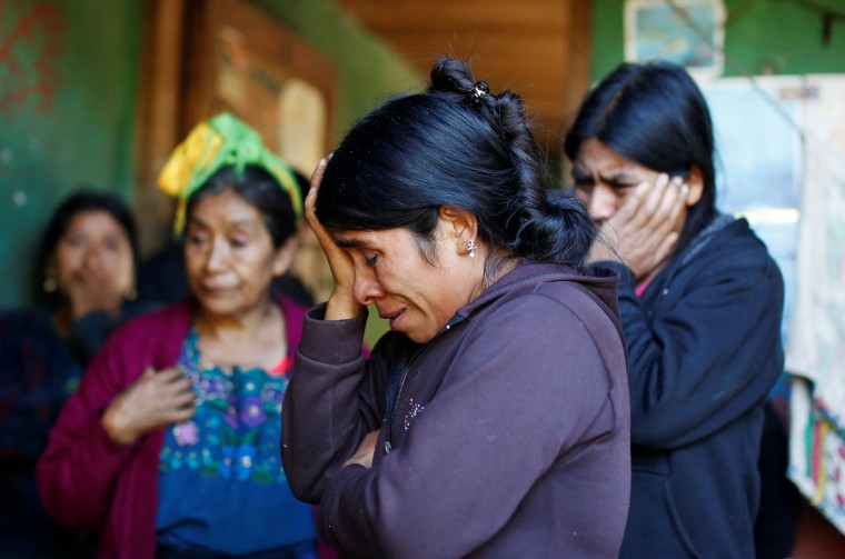 Image: Catarina Alonzo, mother of Felipe Gomez Alonzo, a 8-year-old boy detained alongside his father for illegally entering the U.S., who fell ill and died in the custody of U.S. Customs and Border Protection (CBP), reacts at her home in the village of Y
