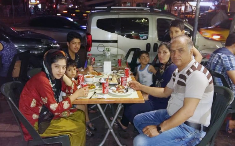 Image: Abdul Raziq Raziqian and his family