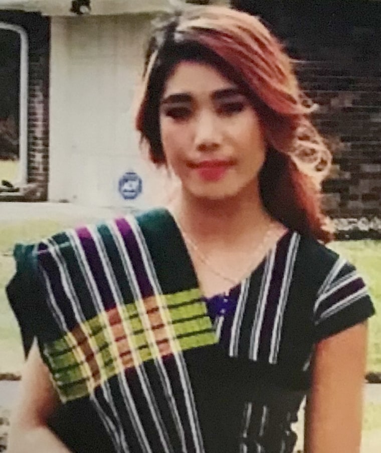 Image: Khuang Par was allegedly killed by her husband, Peter Van Bawi Lian.