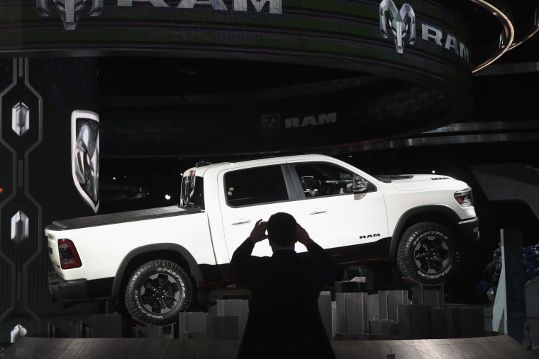 Fiat Chrysler Automobiles introduces the 2019 Ram 1500 pickup truck at the North American International Auto Show