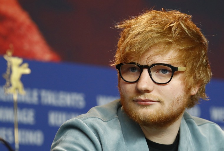 Image: Ed Sheeran at the 68th Berlinale International Film Festival in Berlin, Germany, on Feb. 23, 2018.