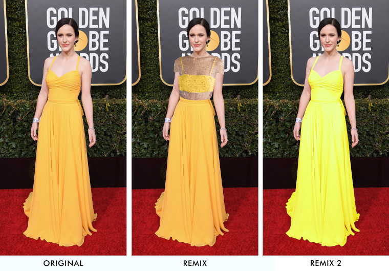 Rachel Brosnahan at Golden Globes 2019