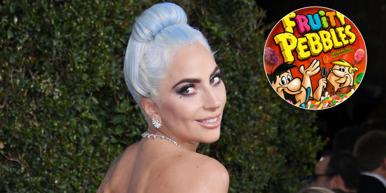 Lady Gaga eats Fruity Pebbles after GG