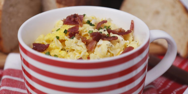 Yes, you can achieve perfectly fluffy scrambled eggs in the microwave.