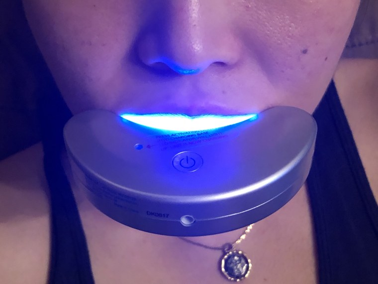 UV Light teeth whitening