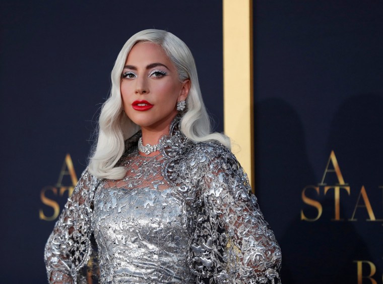 Image: Cast member Lady Gaga arrives for the premiere of the movie \"A Star Is Born\"? in Los Angeles, California