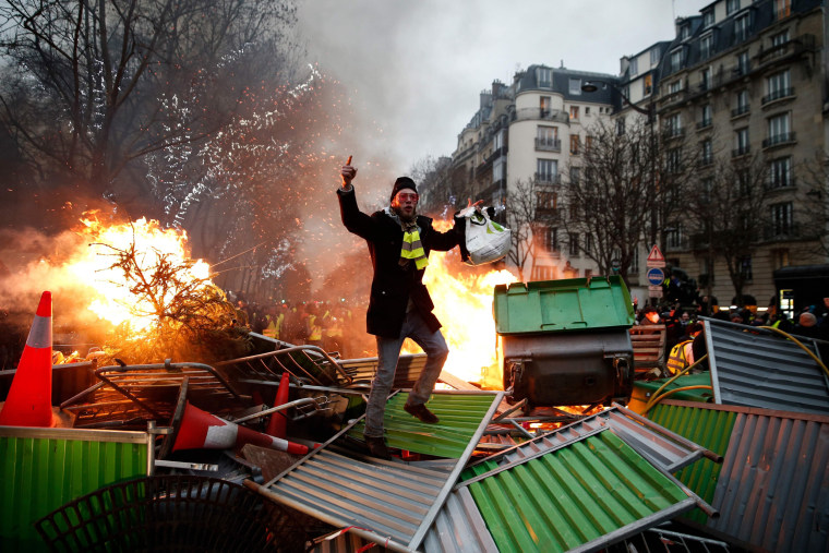 Image: \"Yellow vest\" protester