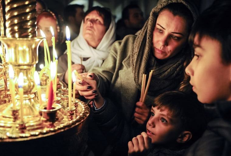 Image: AZERBAIJAN-RELIGION-ORTHODOX-CHRISTMAS