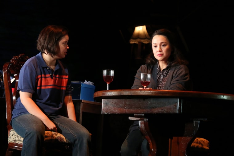 Lea Salonga, right, starred in the first international production of "Fun Home" in Manila, Philippines, in November 2016.