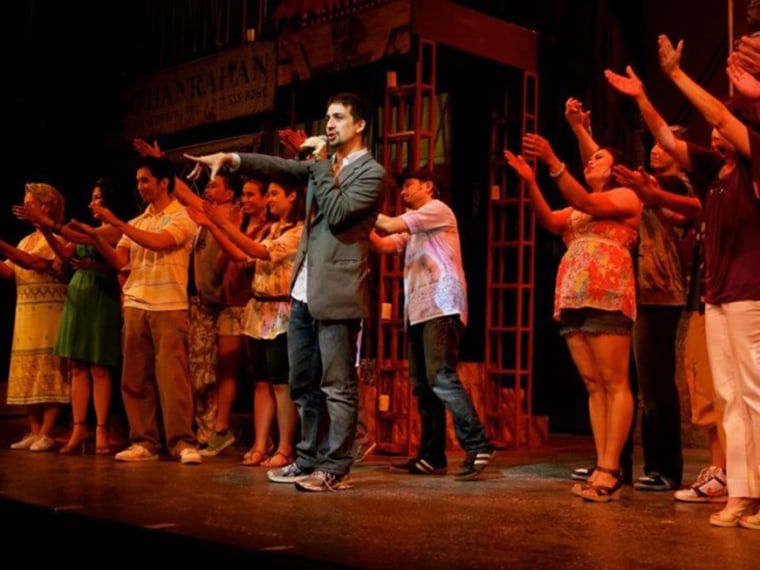Lin-Manuel Miranda surprised audiences in the Philippines during a curtain call for his show, "In the Heights." The Sept. 2011 production in the Philippines was the show's international premiere.