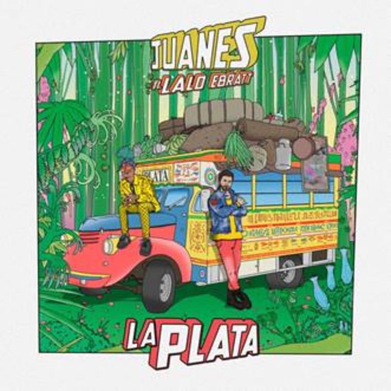 Cover for single 'La Plata' with Juanes featuring Lalo Ebratt.