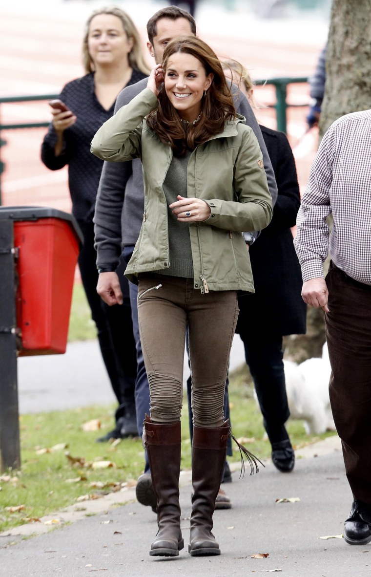 Image: The Duchess Of Cambridge Visits Sayers Croft Forest School