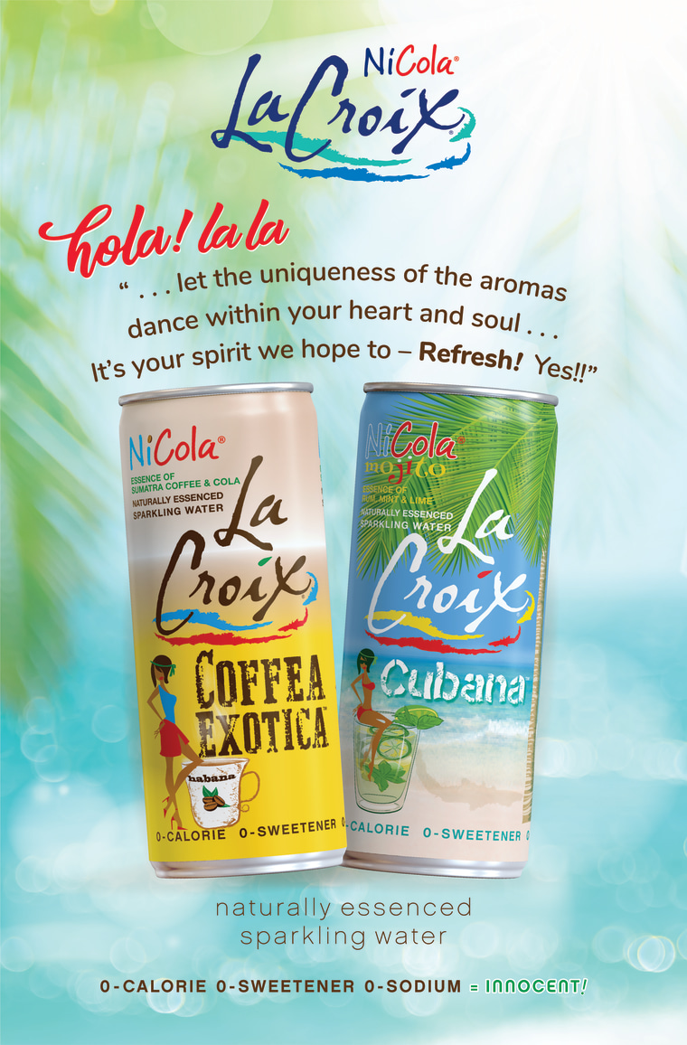 LaCroix's new line of sparkling waters are intended to celebrate Cuban-American culture.